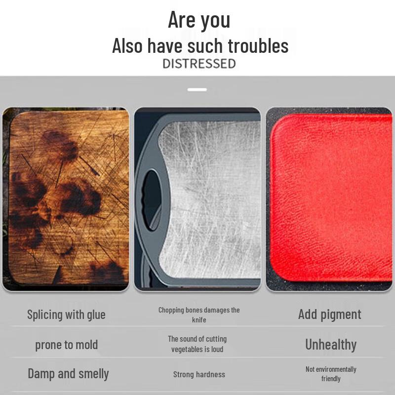 Thickened Round PE Plastic Anti-Bacterial Cutting Board