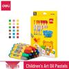 Deli 18-Color Smooth Oil Pastels for Students