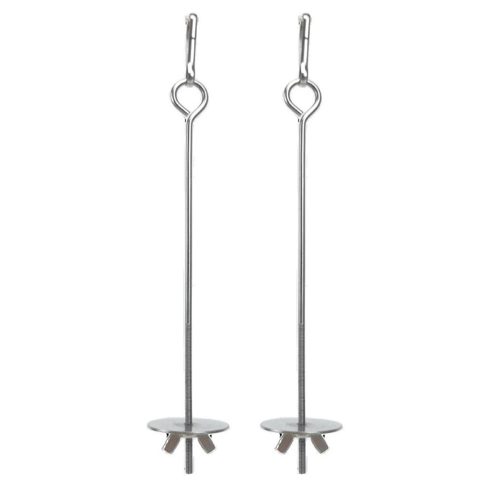 2Pcs Rust-proof Bird Cage Food Holder Parrot Fruit Skewers  For Macaw Parakeet Parrot Budgie