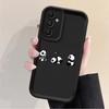 Cute Panda Phone Case for Galaxy A12 A13 A14 4G 5G A13 A22 5G A23 4G 5G A24 4G A32 4G 5G A33 5G A34 5G Matte