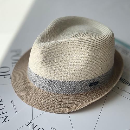 

Unisex Jazz Straw Hat Men s Sun Hat Summer Outdoor Travel Sun Hat Comfortable Breathable Crimped Panama 59cm