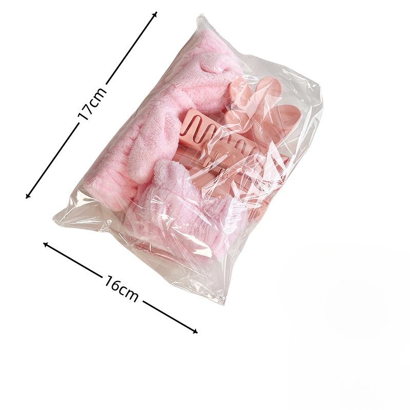 Weiches Haarband Schleife Toilettenband Mehrfarbig Mattiert Vereist Großes Greifen Hochelastisches Haarband 16-teiliges Set