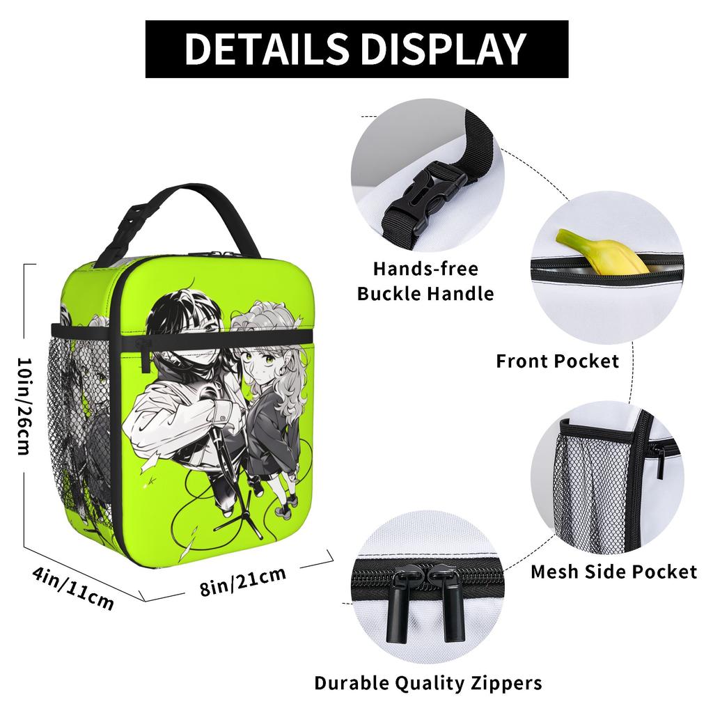Aya Osawa Mitsuki Koga Lunch Bag For Child Print Lunch Box Fashion School Cooler Bag Portable Waterproof Thermal Lunch Bags