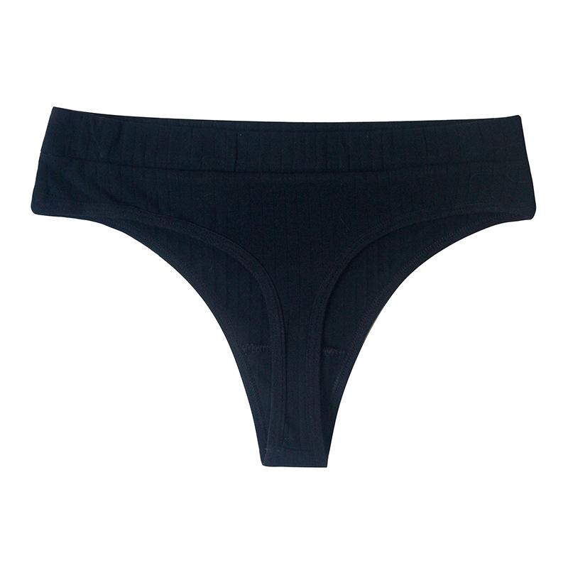 Kadın Pamuklu Tanga Düşük Bel Kadın Spor Bikini Külotu Elastik Rahat İç Çamaşırı Kadın Külot İç Çamaşırı M-XL
