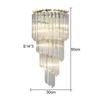 Nordic luxury black crystal wall lamp home decoration bedroom lighting bedside dressing table living room bedside LED wall lamp