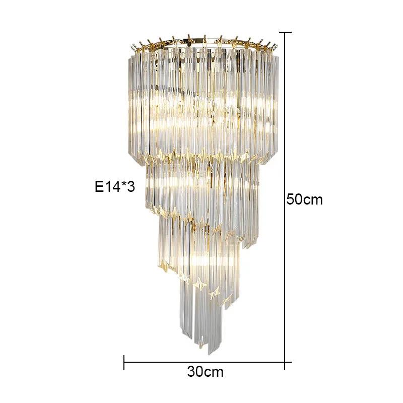 Nordic luxury black crystal wall lamp home decoration bedroom lighting bedside dressing table living room bedside LED wall lamp