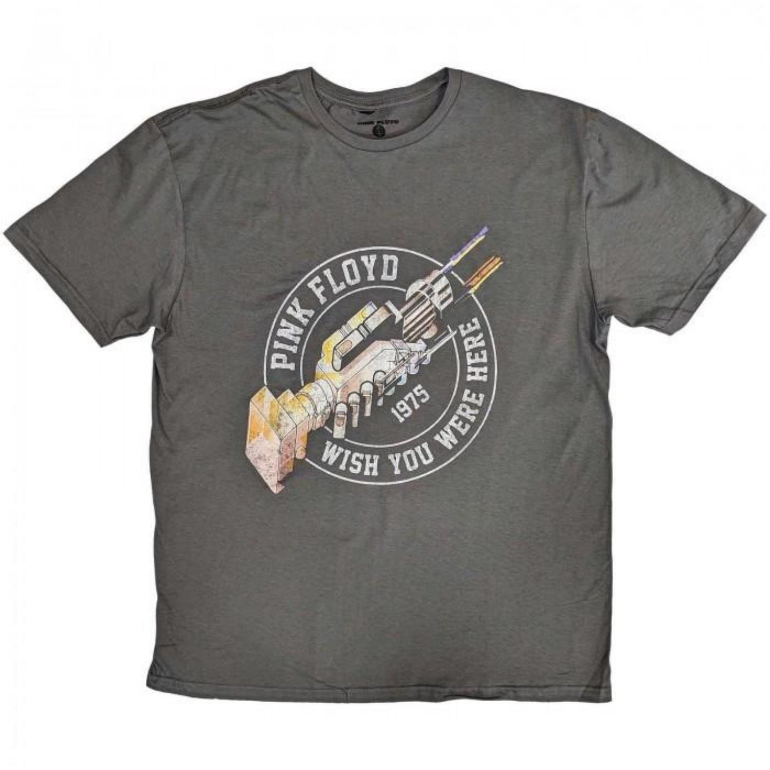 Pink Floyd Unisex Adult Wish You Were Here 1975 Cotton T-Shirt S чёрный