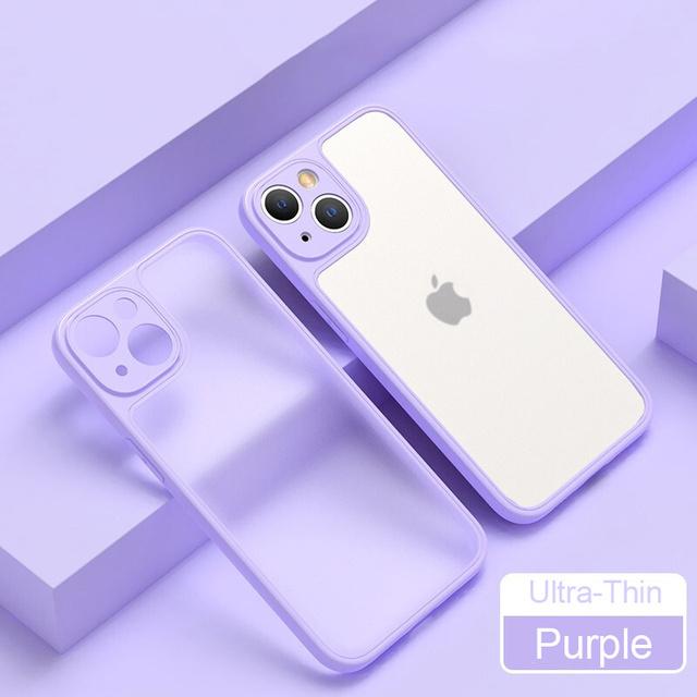 

Роскошный ультратонкий матовый защитный чехол для телефона для Iphone 14 13 12 11 Pro Max Xr Xs Max 14plus, мягкий противоударный чехол-бампер For iPhone 13Pro