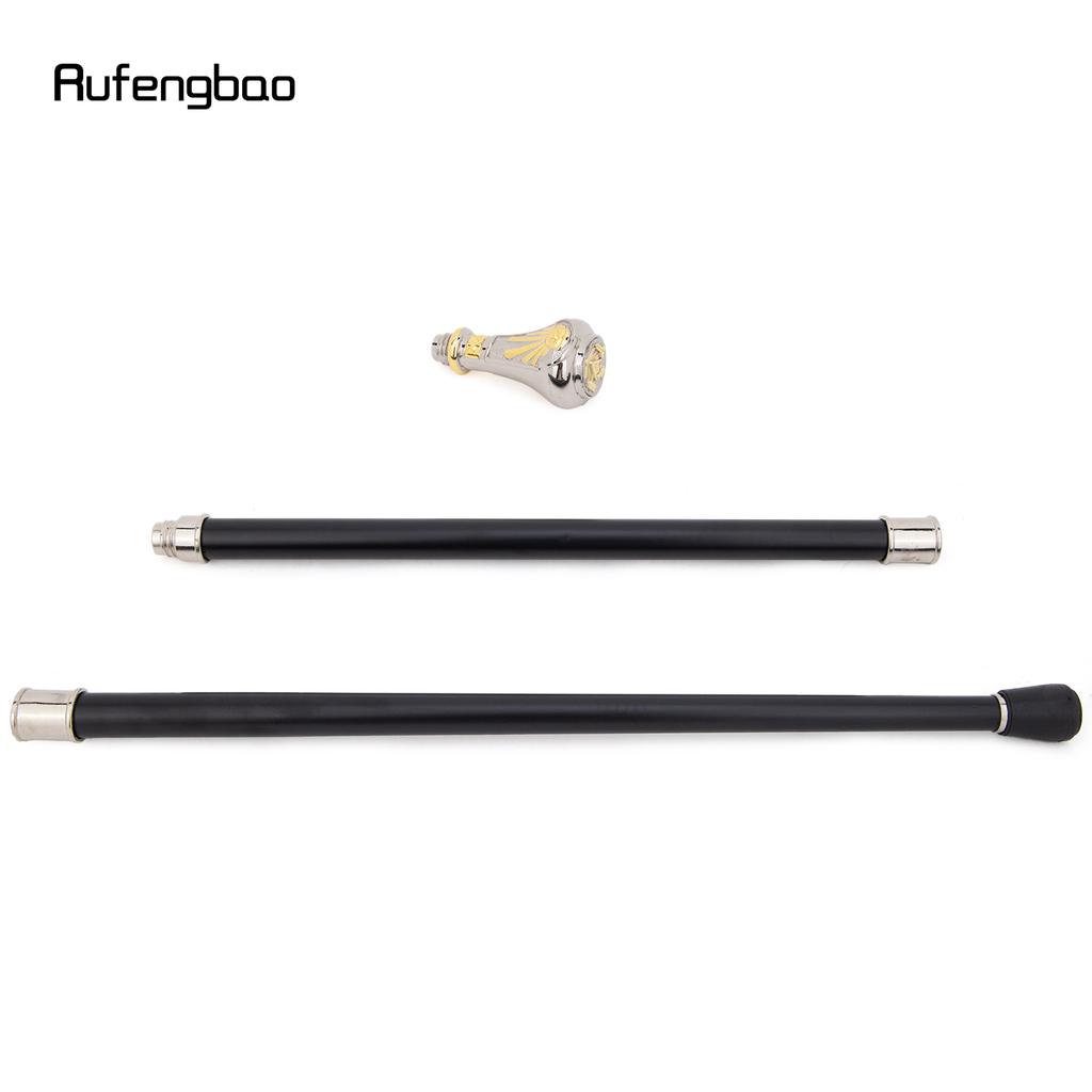 Golden White Freemasonry Freemasons VG Totem  Walking Cane Fashion Walking Stick Gentleman Crosier Knob Walking Stick 93cm