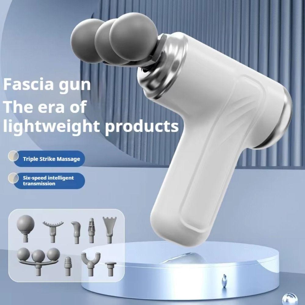 Rechargeable Mini Electric Fascia Massager Handheld Fascia Machine Massager  Athletic Recovery