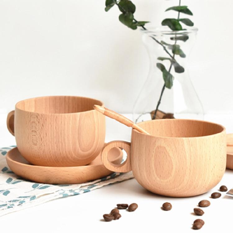 Holzmilchbecher Küchenwasserbecher Outdoor-Teereisebecher Perfekte Geschenke für Freunde