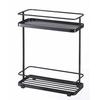 Organisateur De Salle De Bain - YAMAZAKI - Tower Bath Rack - Noir - 2 Niveaux - Compact