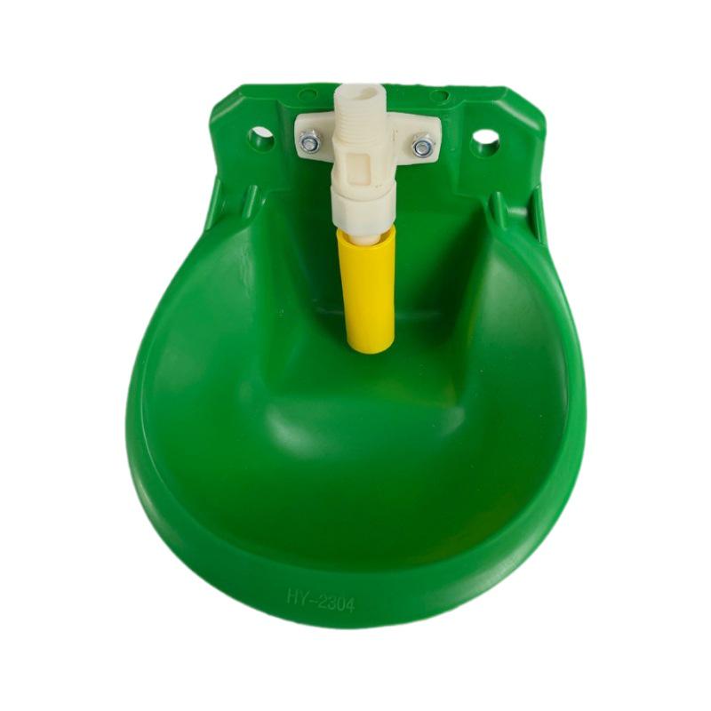 Автоматическая поилка для овец и свиней: Пластиковая и чугунная чаша с медным клапаном