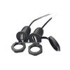 Waterproof USB-A Female Connector with Cable & M18 Screw Cap