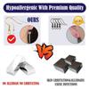 Flexible Earring Hooks Kit Durable Ear Rings Ear Plug Suits Earring Settings  DIY Jewelry Making
