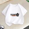 Five Nights Freddys Kids TShirt Cartoon Printed Boy Short Sleeve Tops FNAFs Girl Clothes Summer Breathable Baby Birthday Gifts