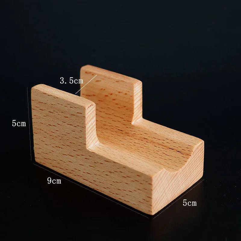 Creative Wooden Sushi Display Plate Rectangular Molecule Cuisine Display Rack Restaurant Food Specialty Display Tableware