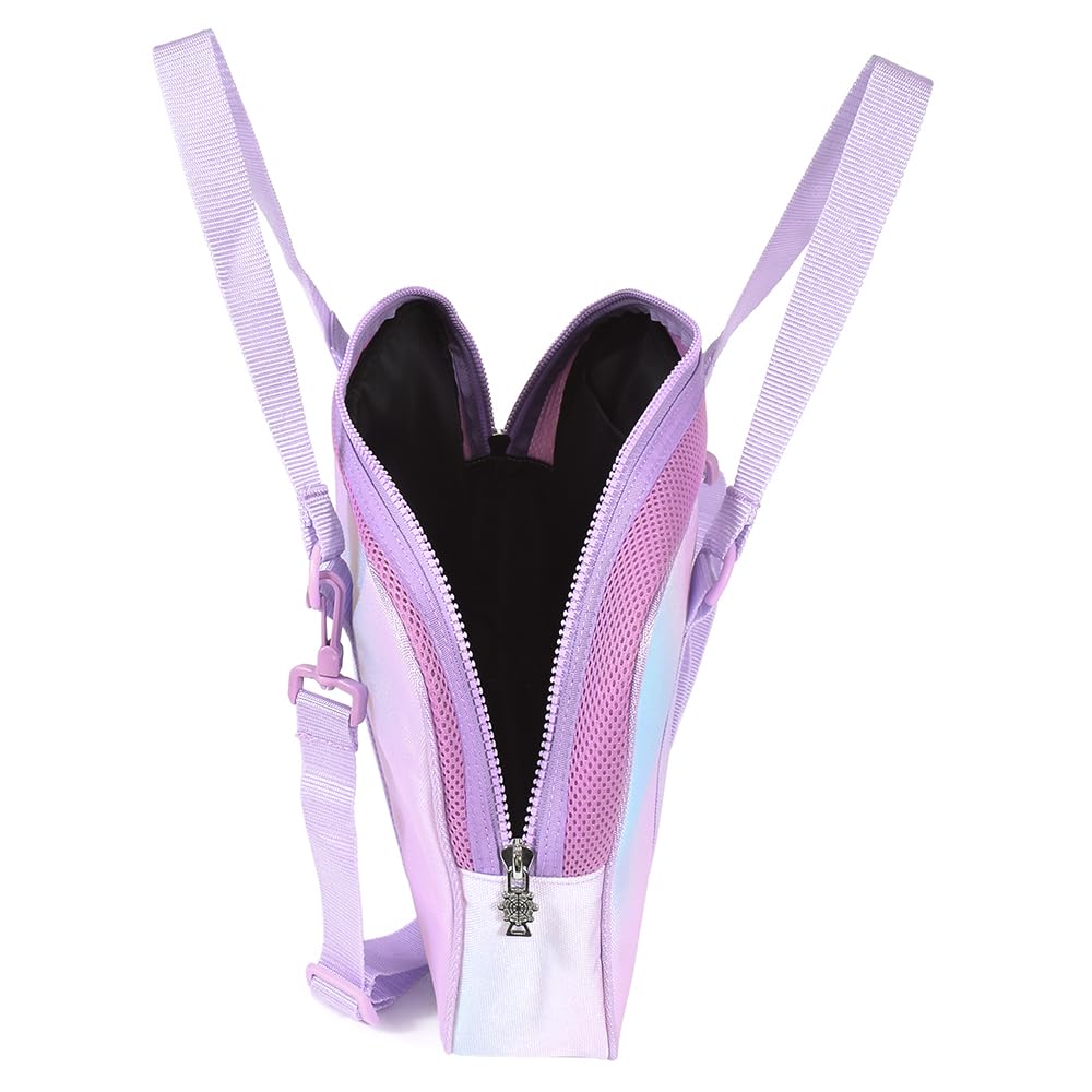 COLORFUL CANDY STYLE Calligraphy and Aurora with Shoulder for Elementary School Includes a Free A Cloth for Wiping Bag, Water-Repellent Lightweight,