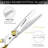6.0" Gold Tree Root Handle Hairdressing Scissors - Straight & Thinning Shears