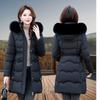 Women's Long Cotton-padded Clothes Winter New Loose Down Cotton-padded Clothes Warm Cotton-padded Jackets