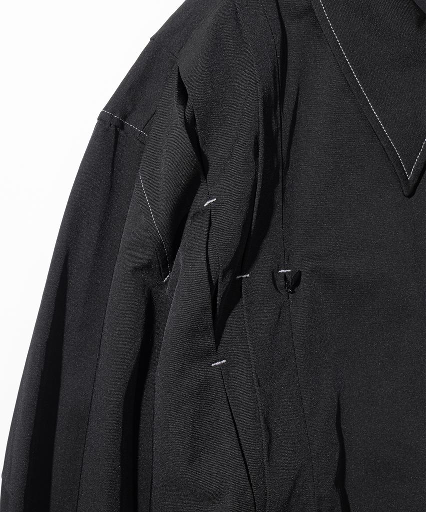 Massnoun Inverted Incision Blouson Jacket Mshjk001-Bk
