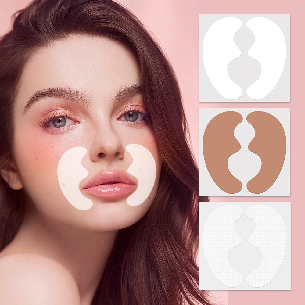 20pair/40pcs Invisible Anti Wrinkle Face Patches Smooth Facial Fine Lines Nighttime Skincare
