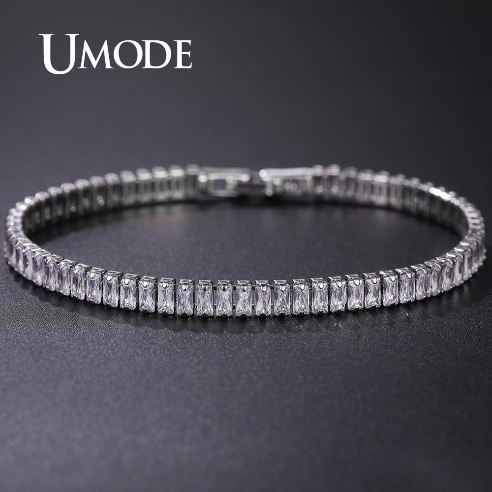 

2 мм * 4 мм прозрачный циркон теннисные браслеты для женщин роскошный камень кристалл браслет друзья женские аксессуары оптом 17cm
