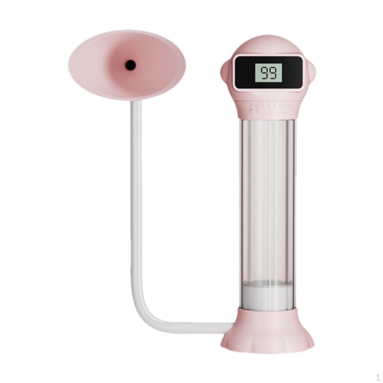 Дыхательный тренажер Практичный домашний спортзал Компактный со счетчиком Тренажер для легких розовый