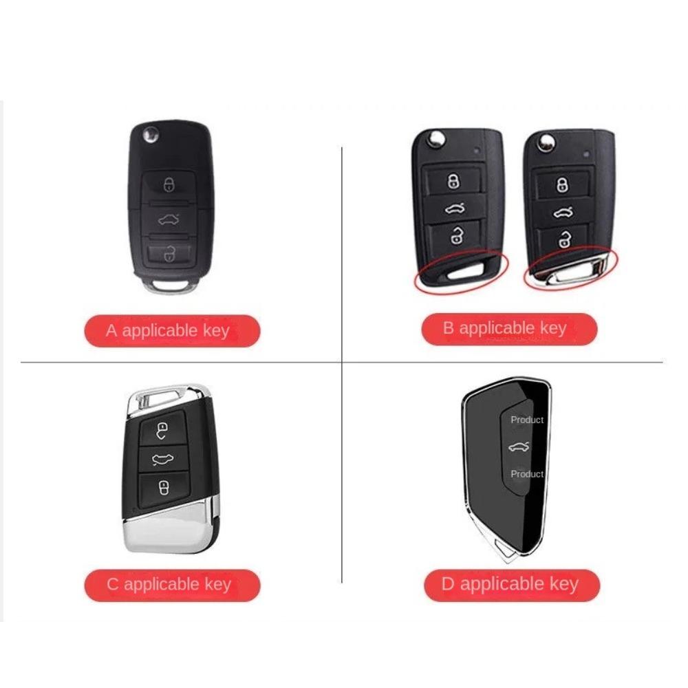 Husă pentru chei de mașină cu acoperire completă pentru Cupra Skoda Octavia A8 pentru SEAT Leon MK4 2020 2024 Protector chei de mașină din aliaj TPU
