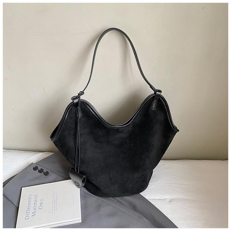 Сумка большой вместимости женская новая осенняя ретро модная плечевая сумка-ведро нишевая сумка-тоут для commuters