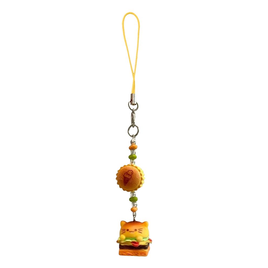 Practical Handmade Beadwork Cats Hanging Ornament Versatile Phone Charm Portable for Styles Upgrades Daily Use