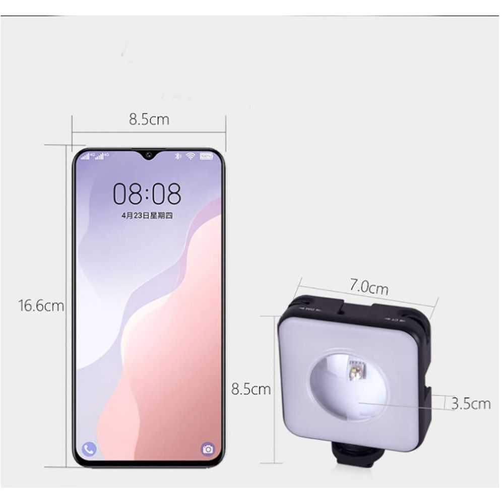 Einstellbare Helligkeit RGB Sonnenuntergangslampe Mehrfarbig wechselndes Licht Kameralicht