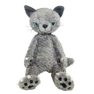 Naito Design Institute Scratch Plush Toy (MS) Cat Height 28cm Gray M-NSCRAMSG