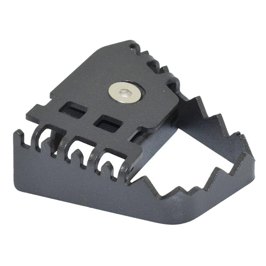

Motorcycle Rear Brake Pedal Extension Step Tip Plate Peg Pad чорний