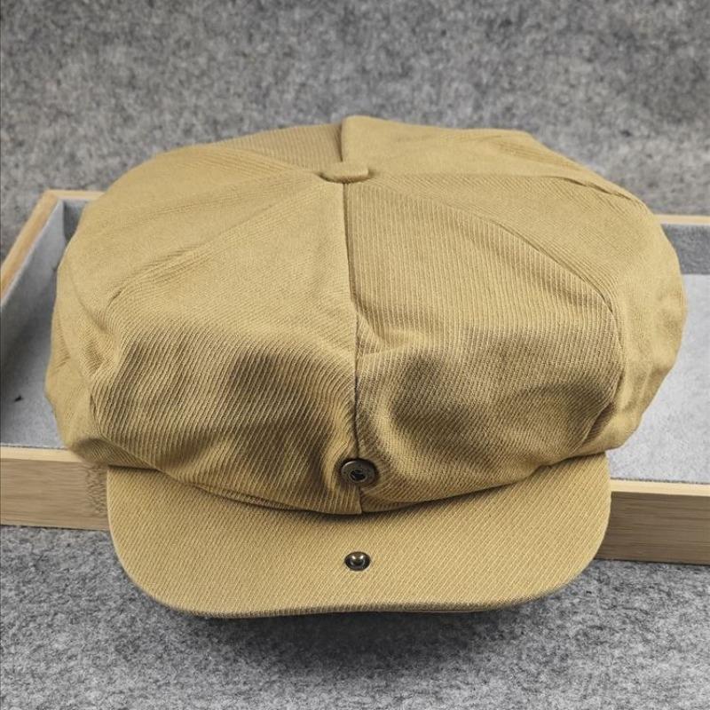 Spring Summer XXXXL 62cm Plus Large Size Linen-cotton Newsboy Caps Men Big Head Casual Octagonal Hat Literary Retro Flat Berets