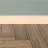 2 Rolls 5 Meters Flexible Skirting Board Trim Self-Adhesive Wall Base Molding Decorative Sticker for Indoor Outdoor Decoration