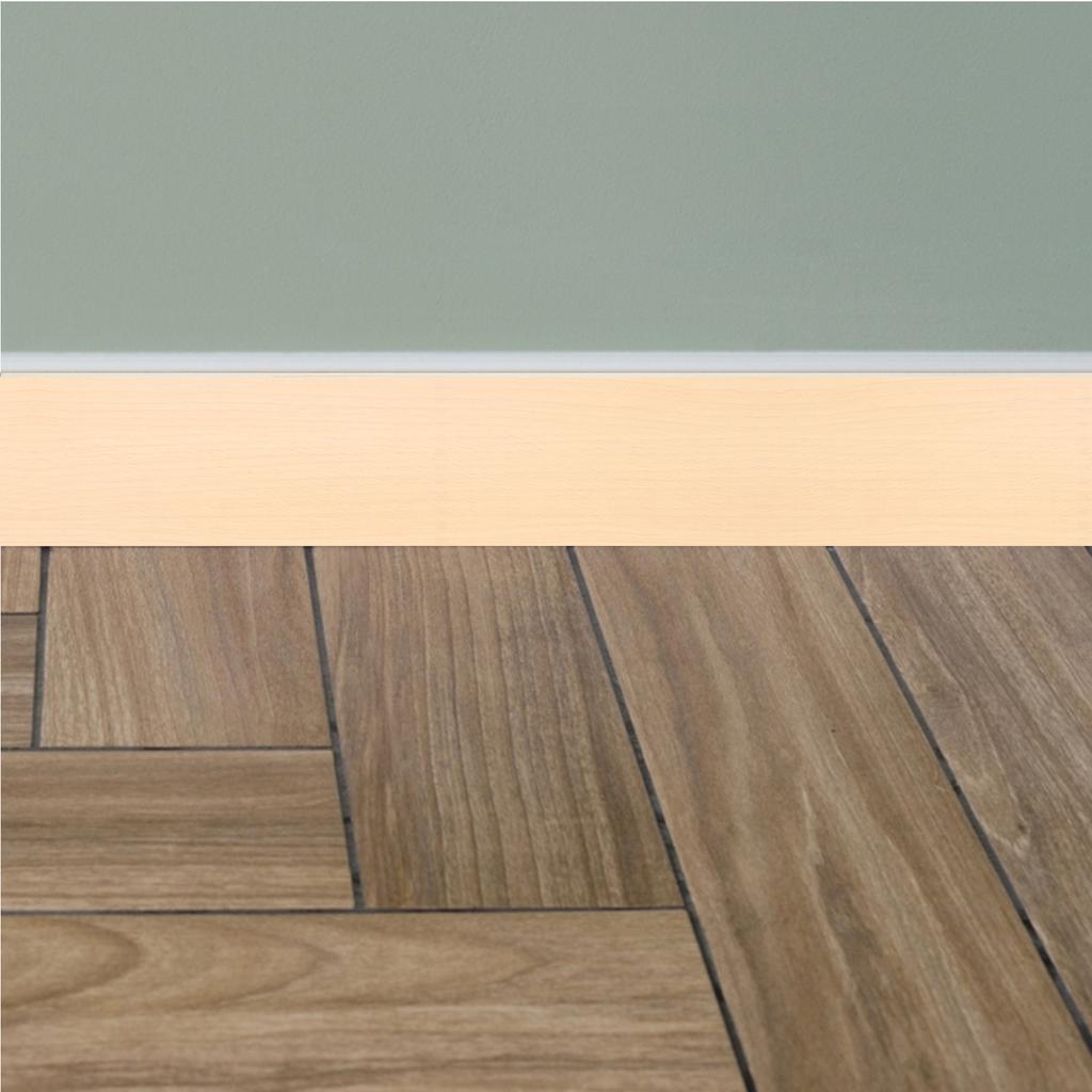 2 Rolls 5 Meters Flexible Skirting Board Trim Self-Adhesive Wall Base Molding Decorative Sticker for Indoor Outdoor Decoration