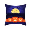 Halloween Pillow Case Cartoon Pumpkin Head Castle Peach Velvet Cushion Home Furnishings