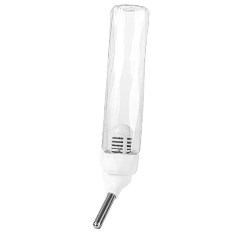 No Drip Small Animal Water Bottle for Bunny/Ferrets/Hamster/Guinea Pigs/Rabbit/Squirrel Easy To Fix for Cage 80ml/125ml