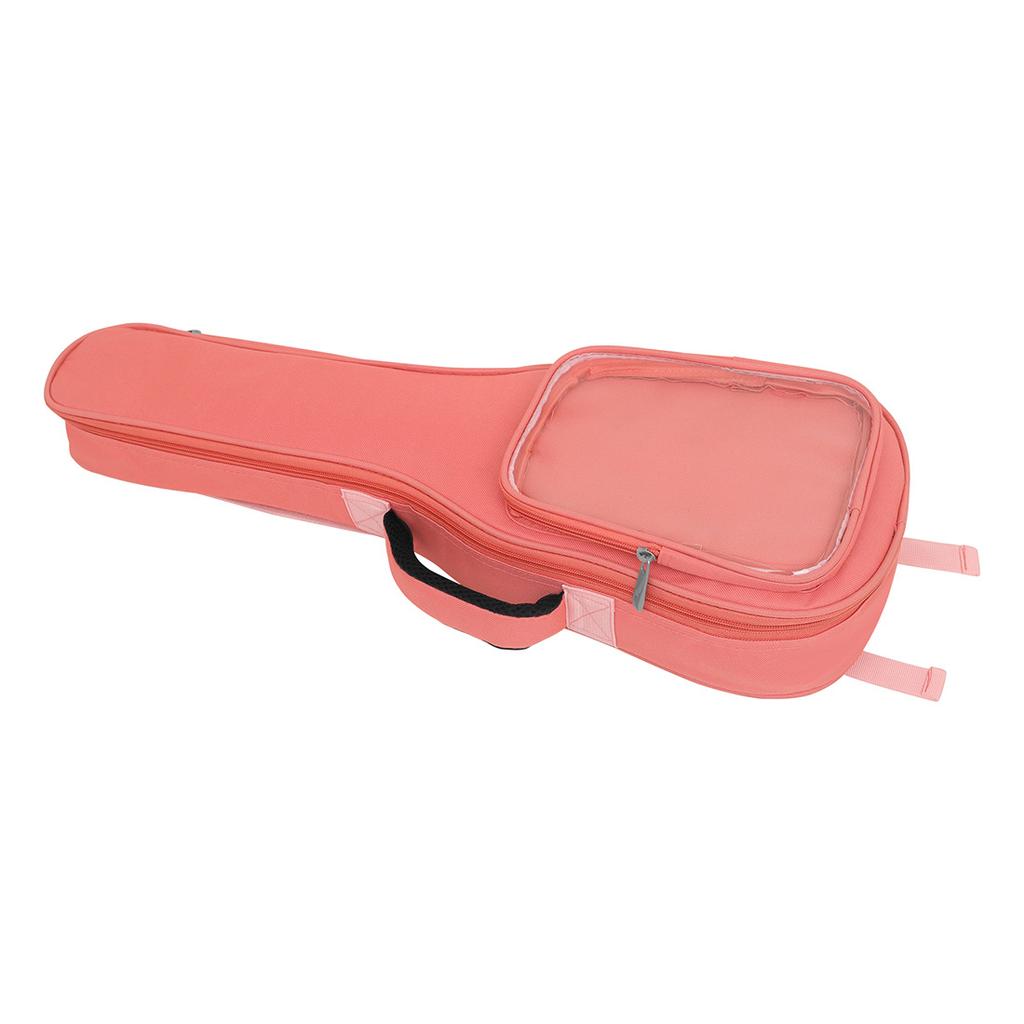 23 Inch Small Guitar Bag, Transparent Side Pocket, Ukulele Bag, Portable Backpack, Ukulele Plus Cotton Bag