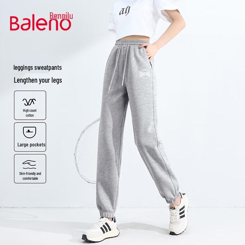

Baleno Women s Elastic Cuffed Jogger Pants L