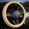 Breathable Material Car Steering Wheel Cover Ice Silk Steering Wheel Sleeve  Cool Summer Use