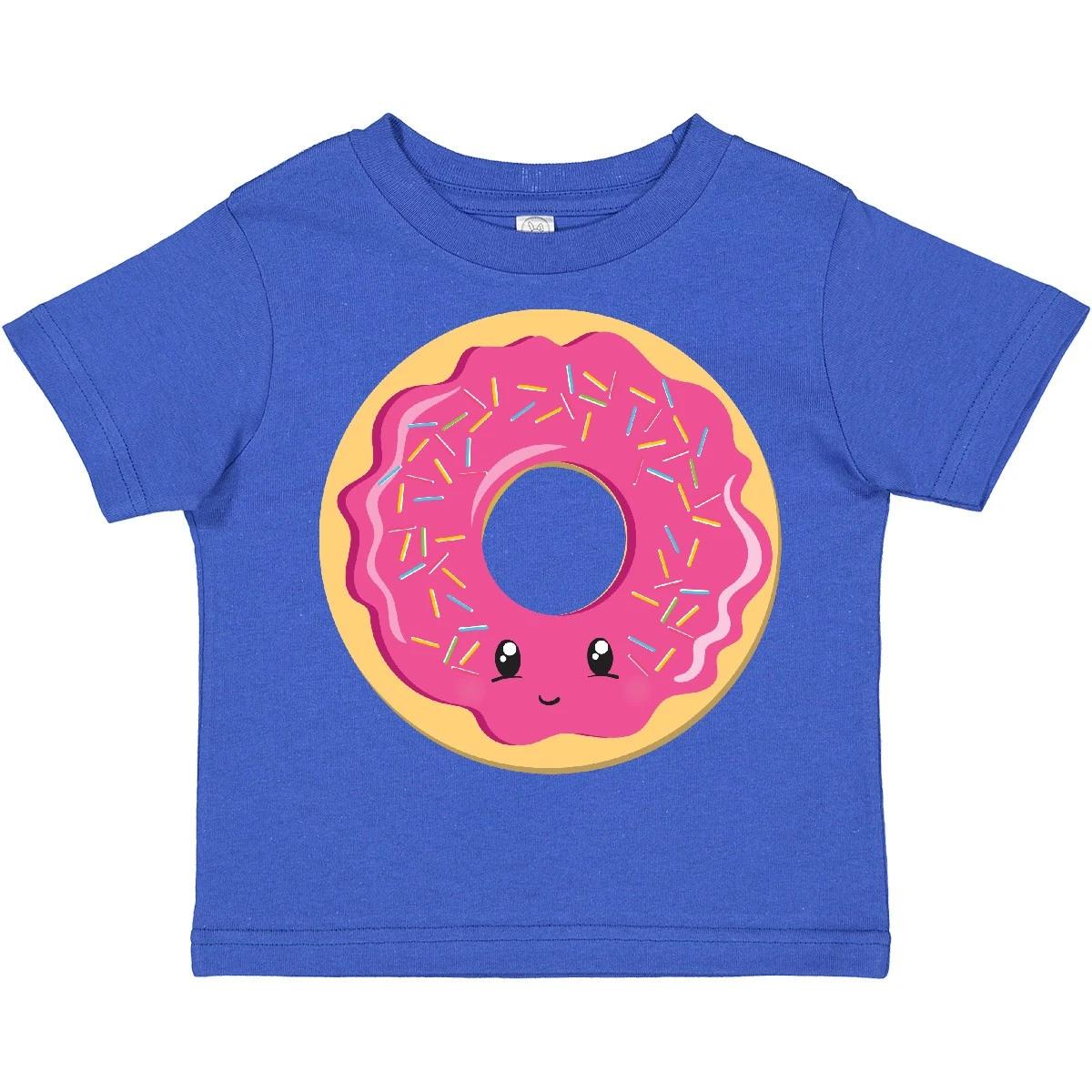 Inktastic Hot Pink Donut Toddler T-Shirt Sprinkles Shower Birthday Gender Reveal 130
