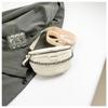 Western Style PU Chain New Product Solid Zipper Fashionable Chest Soft Versatile Simple Crossbody Bag