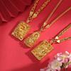 Guan Gong God of Wealth Male Tag Domineering Necklace Pendant Safe Cuban Chain Jewelry
