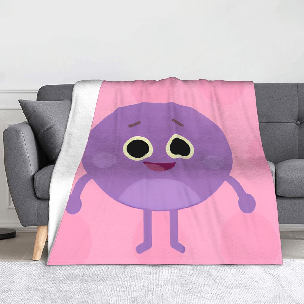 Bumble Nums Cartoon Blankets Flannel Autumn/Winter  Multi-function Soft Throw Blanket for Sofa Travel Quilt