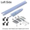 Plastic Left Convertible Roof Top Hinge Cover Plus Clips Kit For BMW E93 330i 2007 2013 And For M3 F33 440i 2014 2017