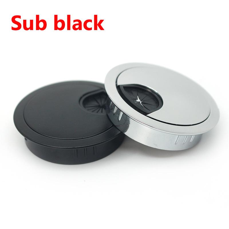 

2 шт., крышка отверстия для круглого стола из цинкового сплава, розетка для проводов, кабельная втулка для компьютера, ПК, 50/53/60/80 мм, держатель линии 80mm