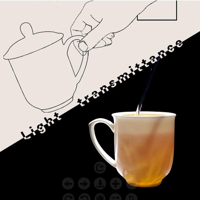 ZISIZ Ceramic Office Tea Cup with Lid