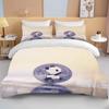 10 sizes CutePanda Bedding 3 Piece Set king size double bed bedding set microfiber or polyester duvet cover set  bedroom bed set